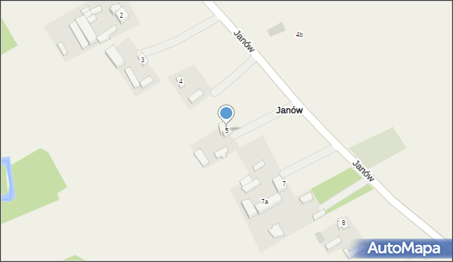 Janów, Janów, 5, mapa Janów