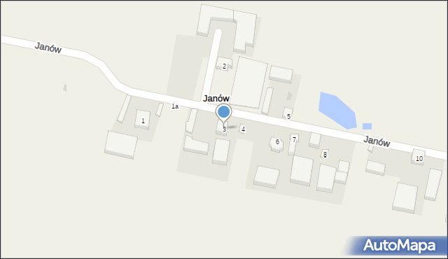 Janów, Janów, 3, mapa Janów