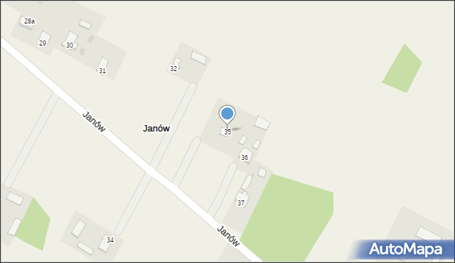 Janów, Janów, 35, mapa Janów