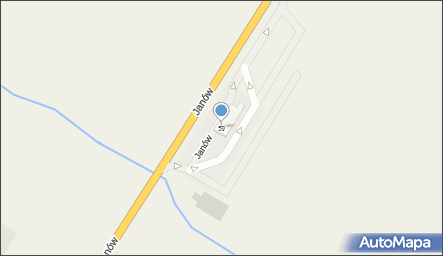 Janów, Janów, 59, mapa Janów