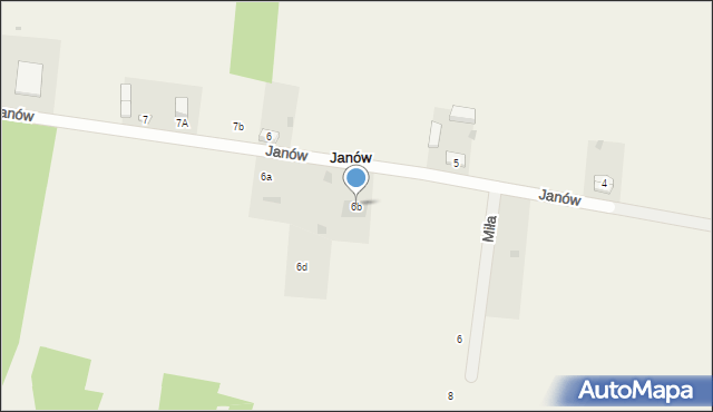 Janów, Janów, 6b, mapa Janów