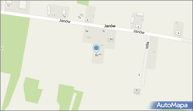 Janów, Janów, 6d, mapa Janów