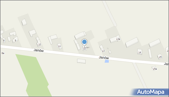 Janów, Janów, 12, mapa Janów