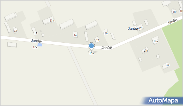 Janów, Janów, 15a, mapa Janów