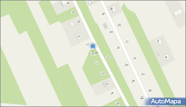 Janów, Janów, 1K, mapa Janów