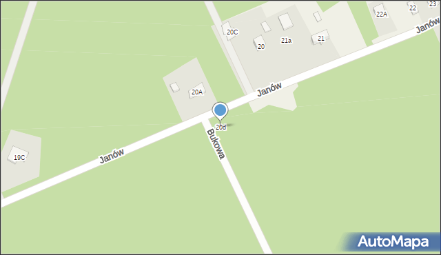 Janów, Janów, 20d, mapa Janów