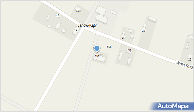 Janów, Janów, 50a, mapa Janów