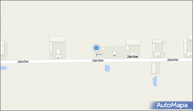 Janów, Janów, 5, mapa Janów