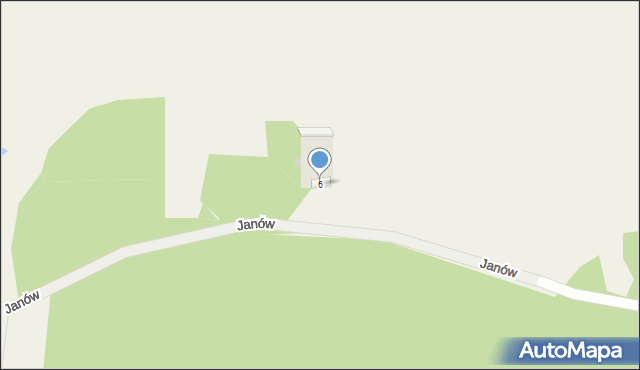 Janów, Janów, 6, mapa Janów