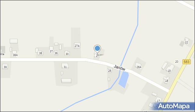 Janów, Janów, 27, mapa Janów