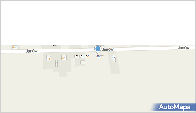 Janów, Janów, 48, mapa Janów