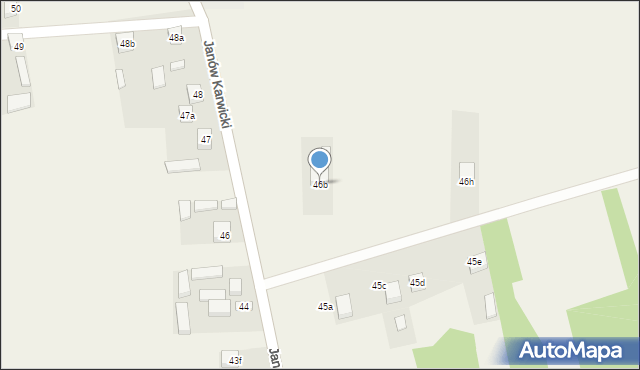 Janów Karwicki, Janów Karwicki, 46b, mapa Janów Karwicki
