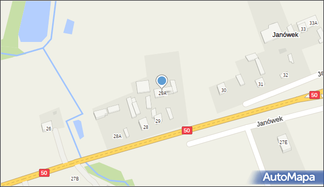 Janówek, Janówek, 29A, mapa Janówek