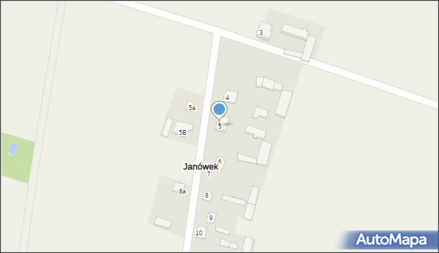 Janówek, Janówek, 5, mapa Janówek