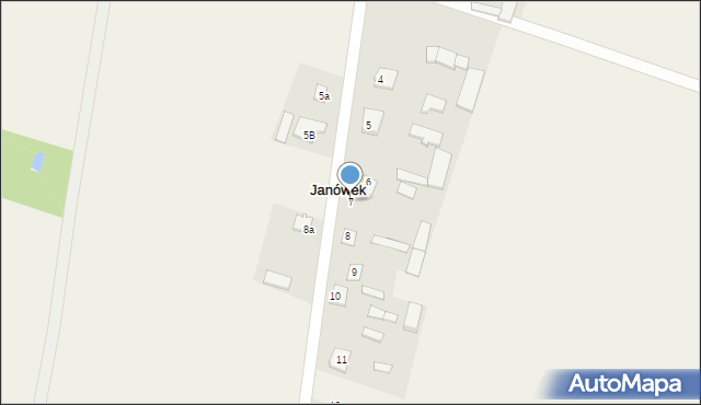 Janówek, Janówek, 7, mapa Janówek