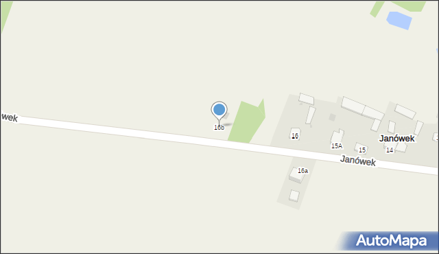 Janówek, Janówek, 16b, mapa Janówek