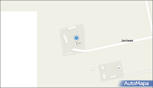 Janówek, Janówek, 11, mapa Janówek