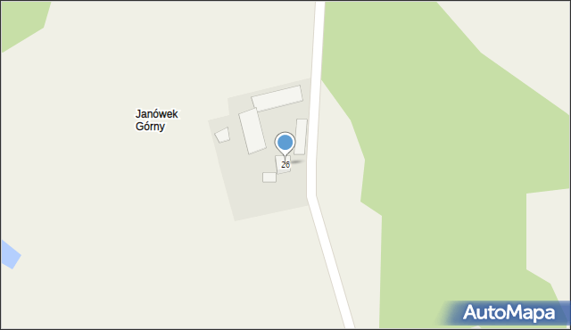 Janówek, Janówek, 26, mapa Janówek