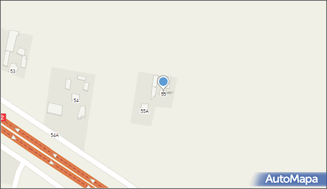 Janówek, Janówek, 55, mapa Janówek