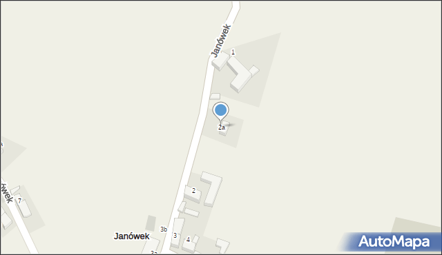 Janówek, Janówek, 2a, mapa Janówek