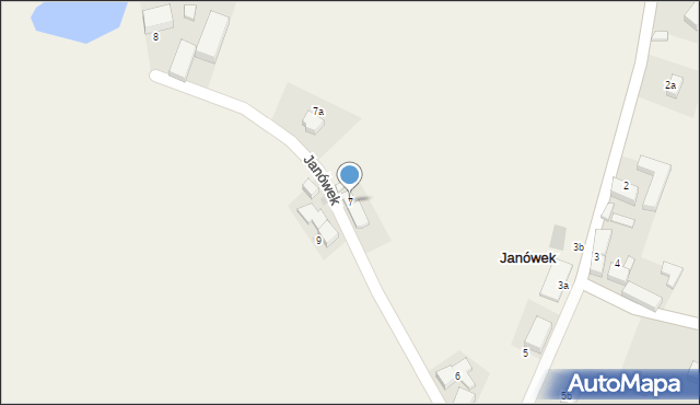 Janówek, Janówek, 7, mapa Janówek