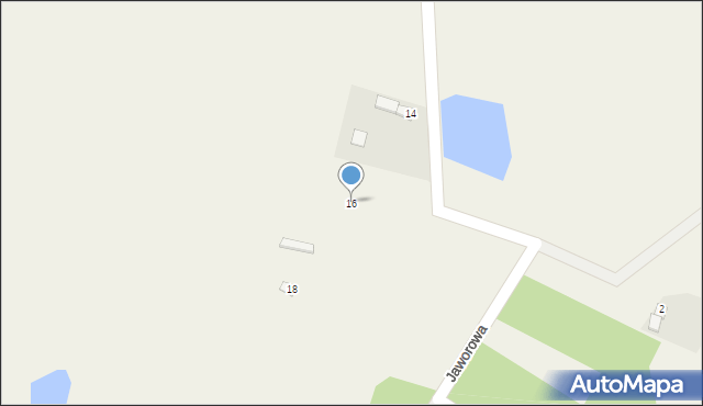 Janówek, Jaworowa, 16, mapa Janówek