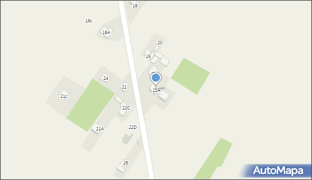 Janówek Duranowski, Janówek Duranowski, 22A, mapa Janówek Duranowski