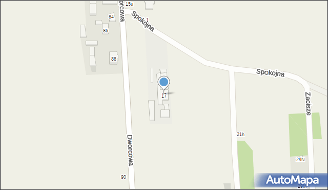 Janówek Pierwszy, Janówek Pierwszy, 17, mapa Janówek Pierwszy