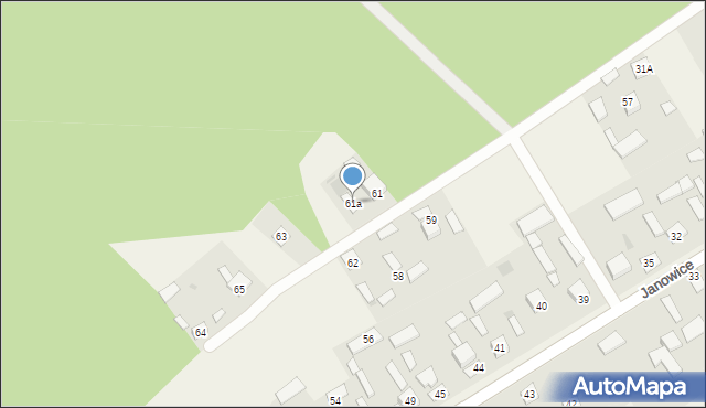 Janowice, Janowice, 61a, mapa Janowice