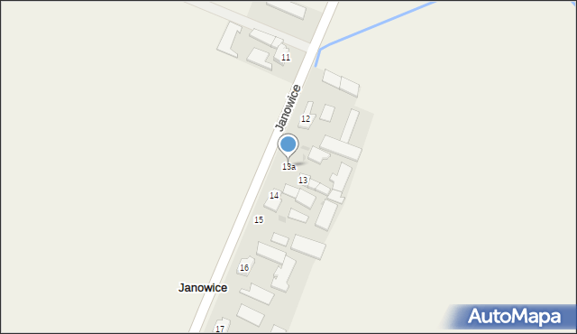 Janowice, Janowice, 13a, mapa Janowice