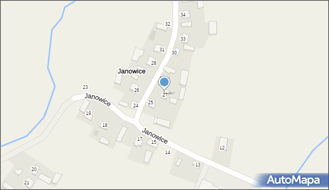 Janowice, Janowice, 27, mapa Janowice