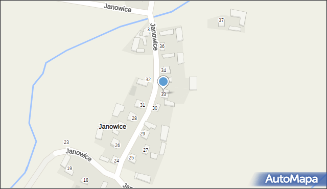 Janowice, Janowice, 33, mapa Janowice