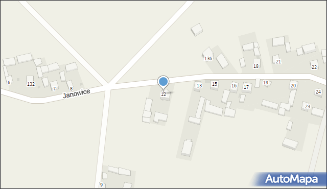 Janowice, Janowice, 12, mapa Janowice