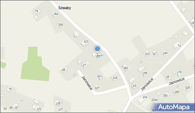 Janowice, Janowice, 105, mapa Janowice