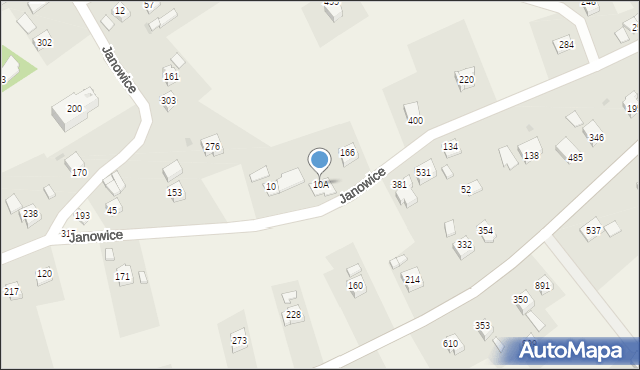 Janowice, Janowice, 10A, mapa Janowice