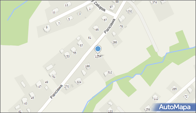 Janowice, Janowice, 125A, mapa Janowice