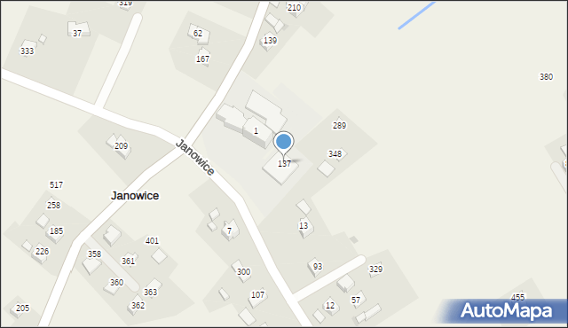 Janowice, Janowice, 137, mapa Janowice