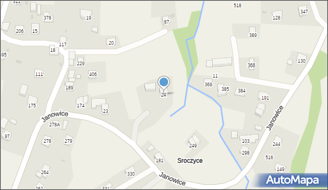 Janowice, Janowice, 24, mapa Janowice
