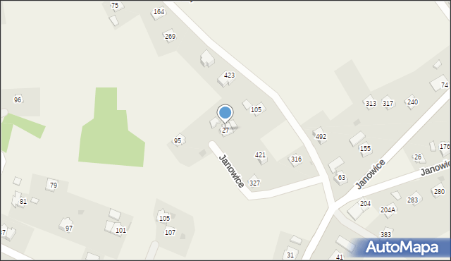 Janowice, Janowice, 27, mapa Janowice