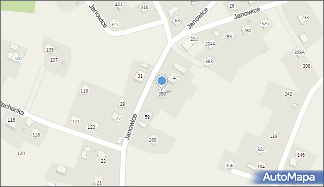 Janowice, Janowice, 350, mapa Janowice