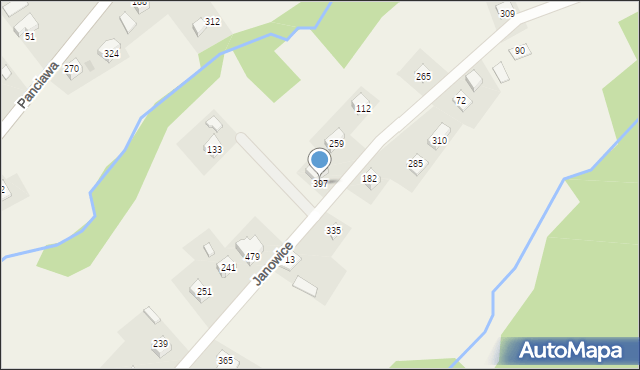 Janowice, Janowice, 397, mapa Janowice