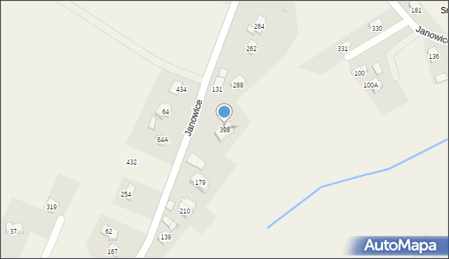Janowice, Janowice, 398, mapa Janowice