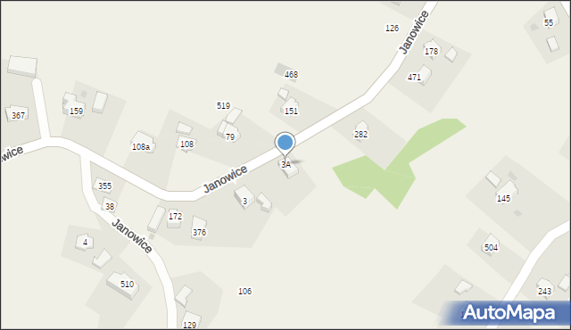 Janowice, Janowice, 3A, mapa Janowice