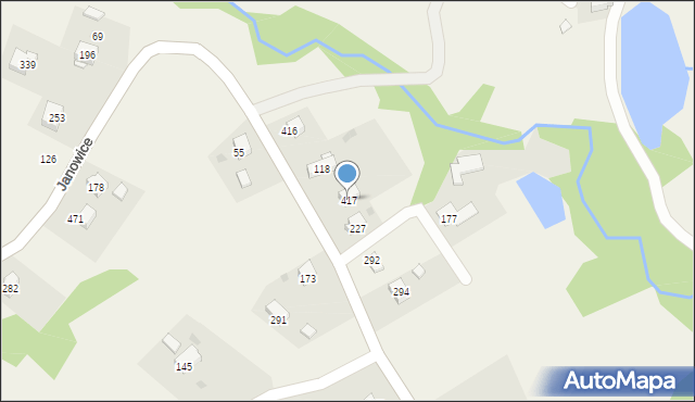 Janowice, Janowice, 417, mapa Janowice