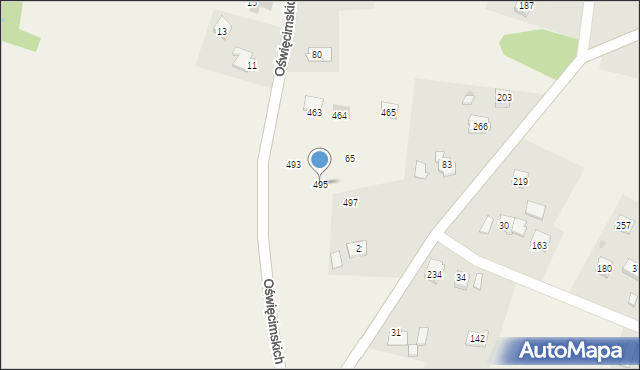 Janowice, Janowice, 495, mapa Janowice