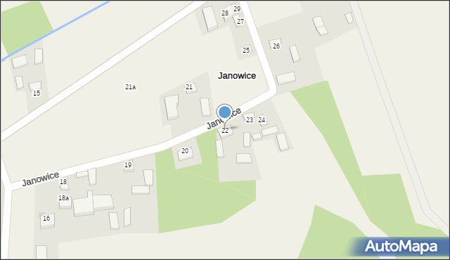 Janowice, Janowice, 22, mapa Janowice