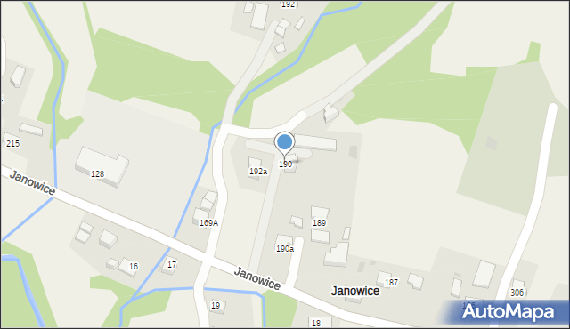 Janowice, Janowice, 190, mapa Janowice