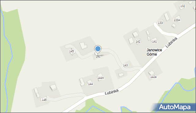 Janowice, Janowice, 291, mapa Janowice
