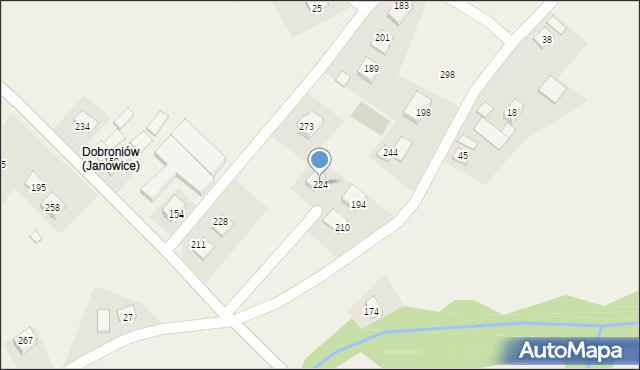 Janowice, Janowice, 224, mapa Janowice