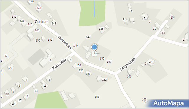 Janowice, Janowicka, 151, mapa Janowice
